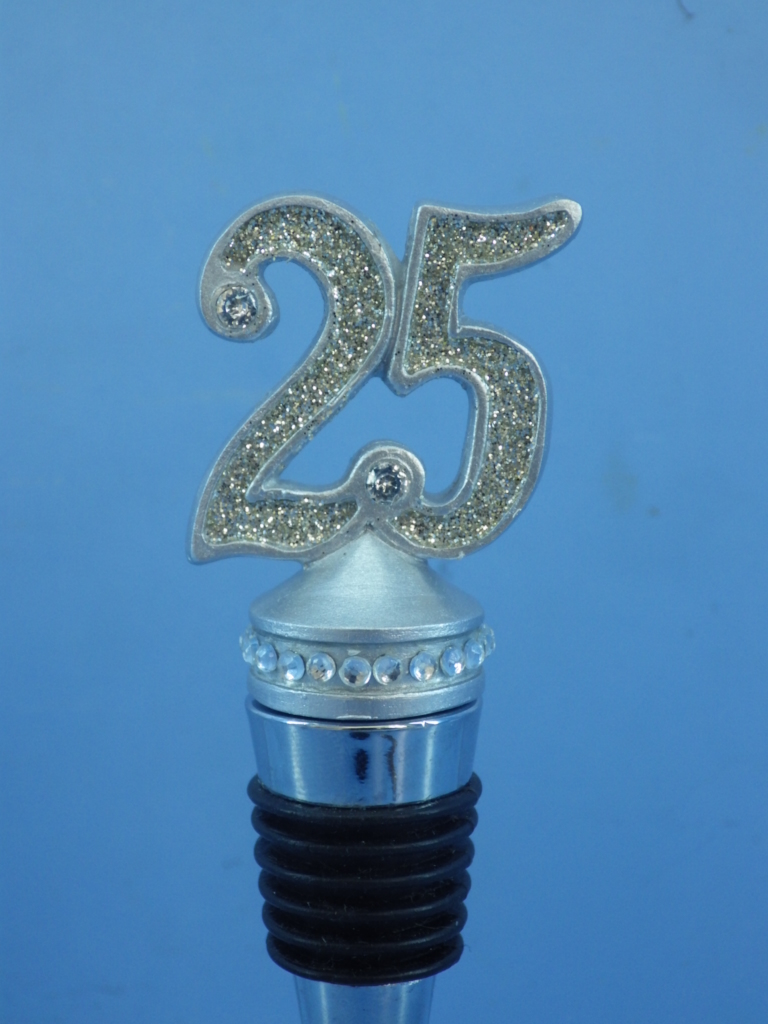 Metal anniversary cake topper 69713BS