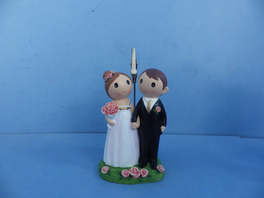 Wedding couple card holder 69780B