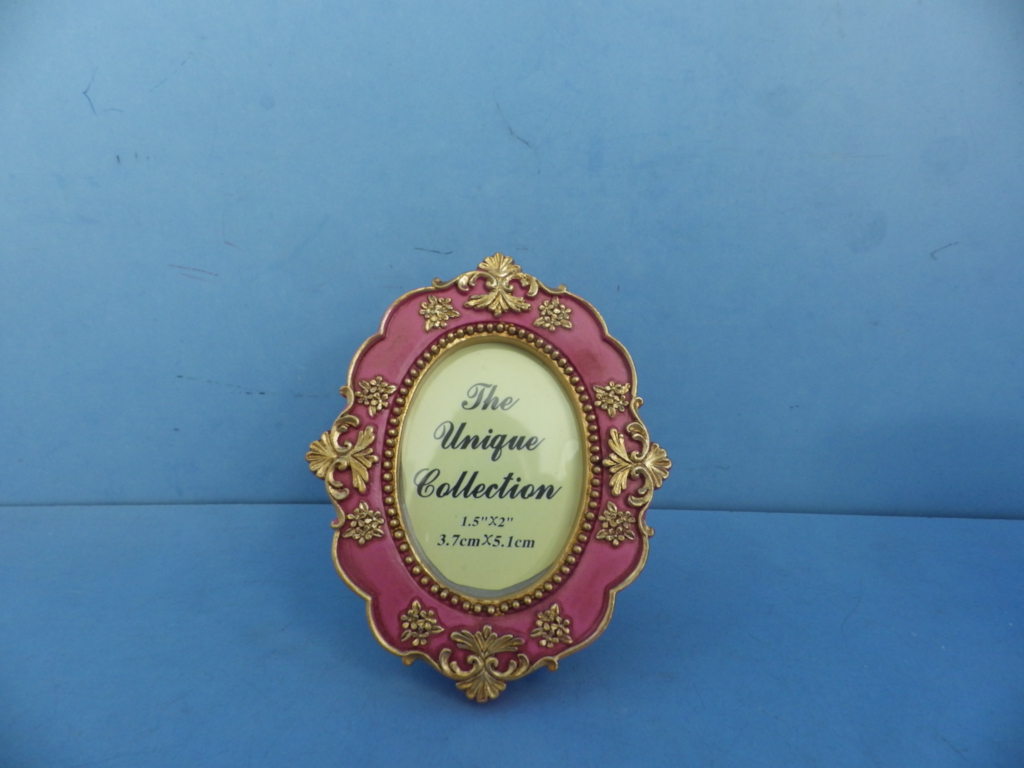 Decorative enamel photo frame 69781B