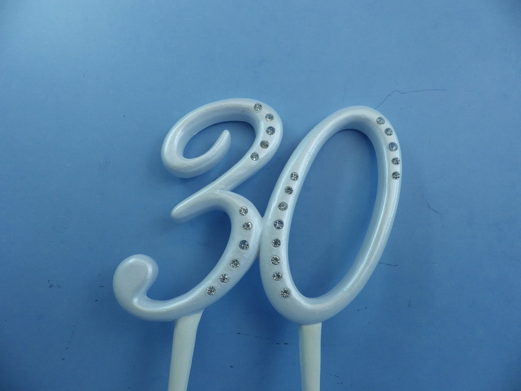 Metal cake topper